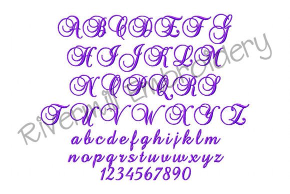 1 1/2 Brock Script Embroidery Font Review for Craft Fair Success