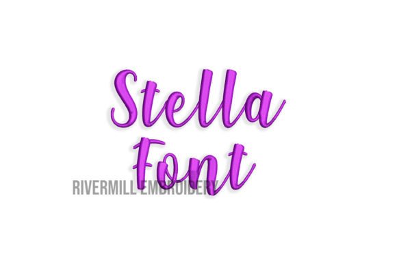 1 Stella Embroidery Font Review for Small Business Merchandise