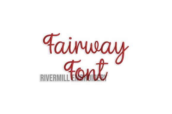 2 Fairway Embroidery Font Review