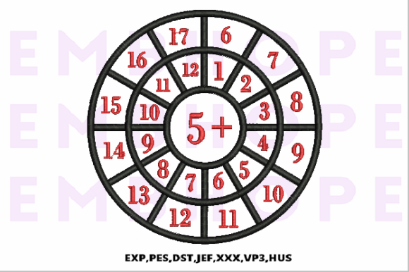 Addition Wheel 5 Embroidery Design Review for Sellers