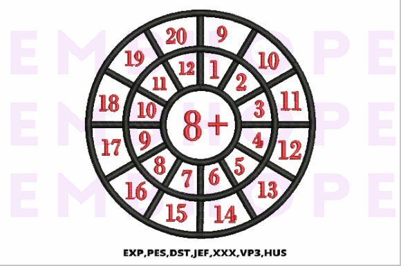 Addition Wheel 8 Embroidery Design Review