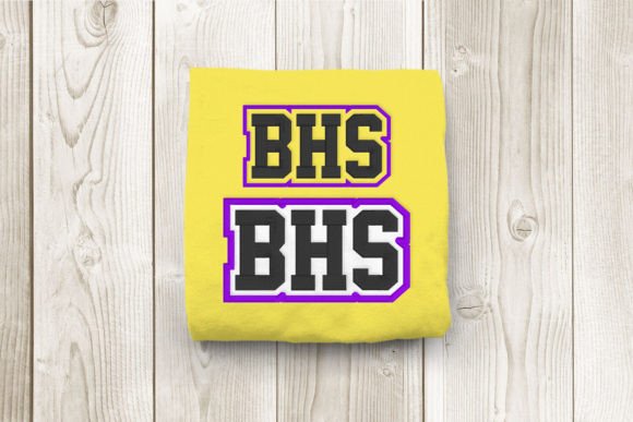 BHS High School Initials Embroidery Review for Seasonal Use