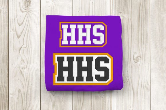 HHS High School Initials Embroidery Review: A Versatile Design for Personalized Gifts