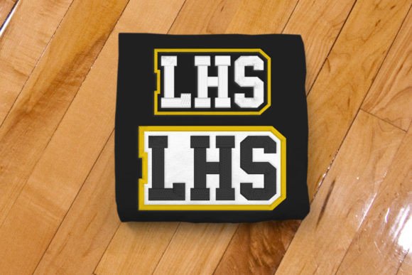 LHS High School Initials Embroidery Review for Seasonal Projects