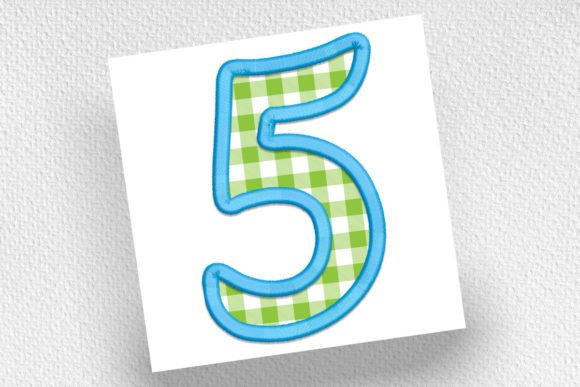 Number 5 Applique Review: A Versatile Embroidery Design for Personalized Gifts