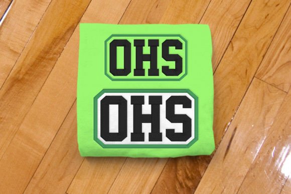 OHS High School Initials Embroidery Review for Real Projects