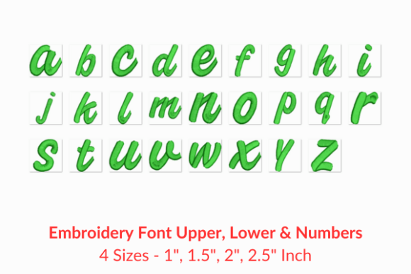 Review of Book Script Fonts Embroidery Design for Real Projects
