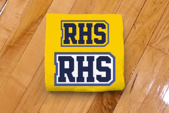 RHS High School Initials Embroidery Design Review