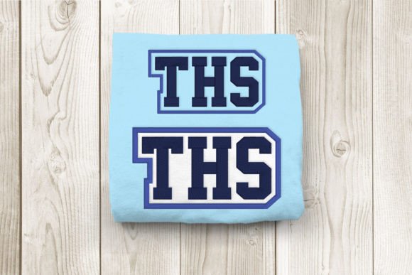 THS High School Initials Embroidery Design Review
