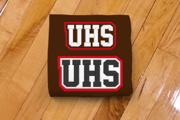UHS High School Initials Embroidery Design Review