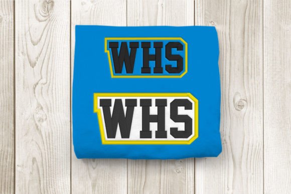 WHS High School Initials Embroidery Review for Personalized Gifts